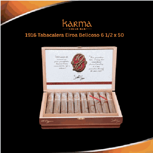 1916 Tabacalera Eiroa Belicoso 6 1/2 x 50